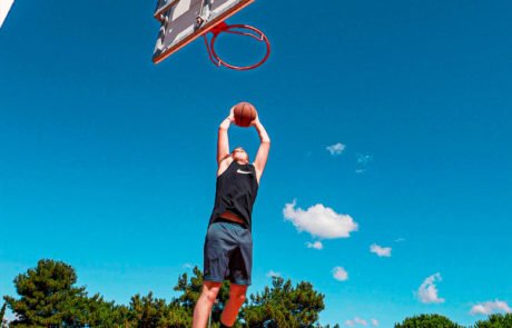 Foto eines Basketballspielers - Nicolas Tauzin